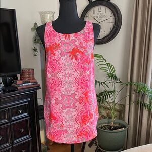 CAbi Pink Paisley tank blouse